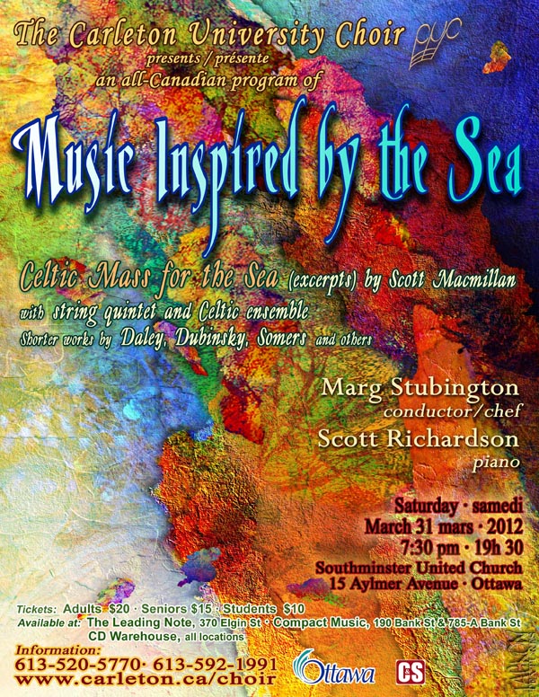 Celtic Mass for the Sea in concert March 31st Carlton University Singers